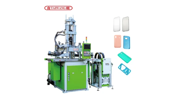 Auto Hydraulic Plastic Silicone Cup Vertical Injection Molding Machine LSR Injection Molding Machine 55t